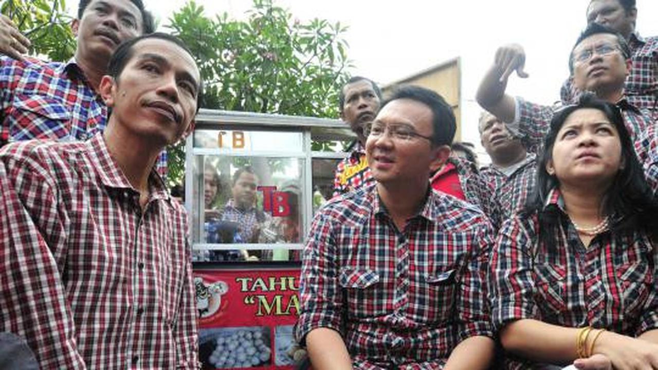 Pesta terompet kemenangan di markas Jokowi 