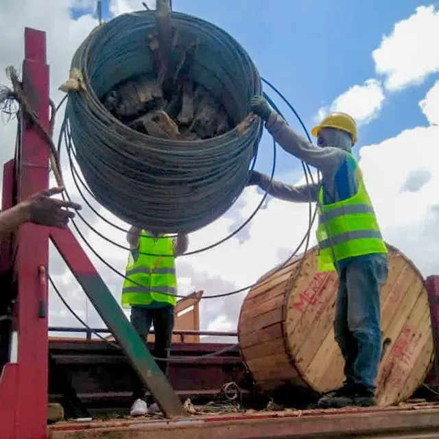 Melalui program listrik desa, PLN telah mengaliri 200 desa di Jawa Timur dengan jaringan tegangan menengah (JTM) sepanjang 114,18 kilometer sirkuit (kms), jaringan tegangan rendah (JTR) sepanjang 330,68 kms. (Dok PLN)