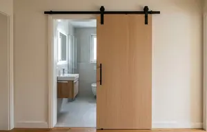 8 Model Pintu Kamar Mandi untuk Ruangan Berukuran Kecil, Desain Simpel yang Terlihat Rapi dan Modern