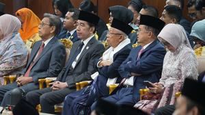 Prabowo Beri Hormat kepada Jokowi Usai Pidato Sidang Tahunan