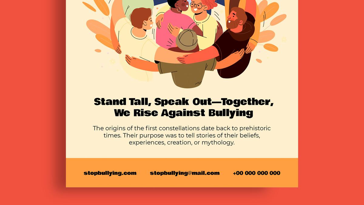 5 Contoh Poster Stop Bullying untuk Dipasang di Tempat-Tempat Umum, Pesannya Inspiratif