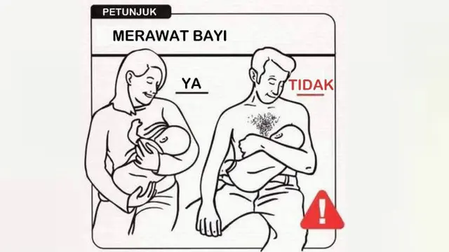 Untuk para orangtua sebaiknya mengikuti cara yang benar saja, ya. Cara yang salah jangan diikuti.