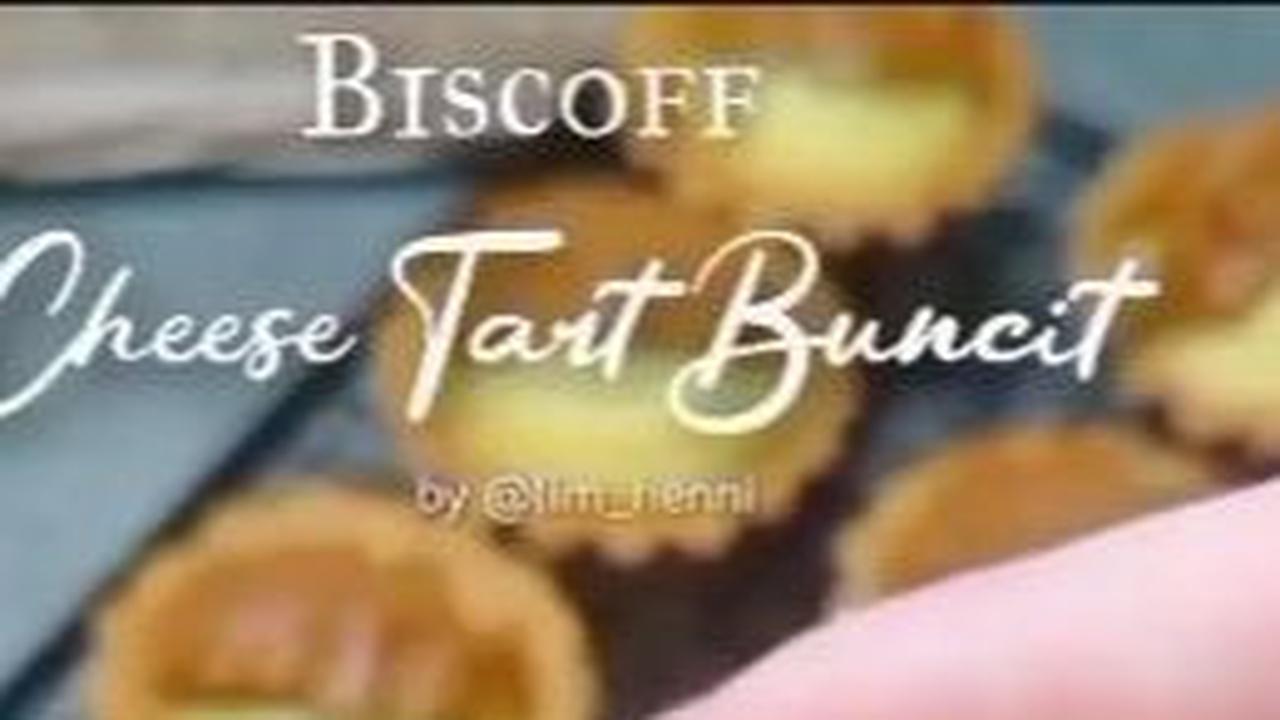 9. Ide Kue Lebaran Modern Kekinian: Biscoff Cheese Tart Buncit<br>