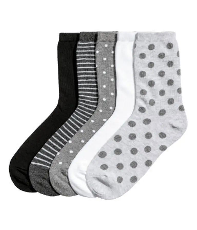 5-pack socks, Rp 129.900. (hm.com)