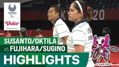 Berita Video, Wakil Indonesia di Cabang Olahraga Bulutangkis Sektor Ganda Campuran Berhasil Kalahkan Wakil Jepan di Paralimpiade Tokyo 2020 pada Rabu (1/9/2021).
