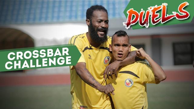 Berita Video duel antara Riko Simanjuntak dan Didier Zokora dalam Crossbar Challange