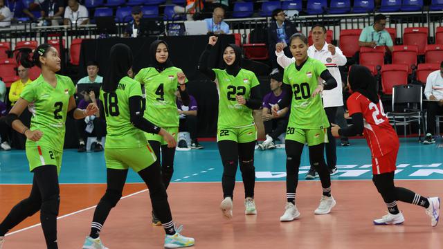 Timnas Voli Putri Indonesia vs Singapura: AVC Challenge Cup 2024