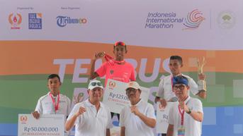 Agus Prayogo dan Odekta Berjaya di Indonesia International Marathon 2022