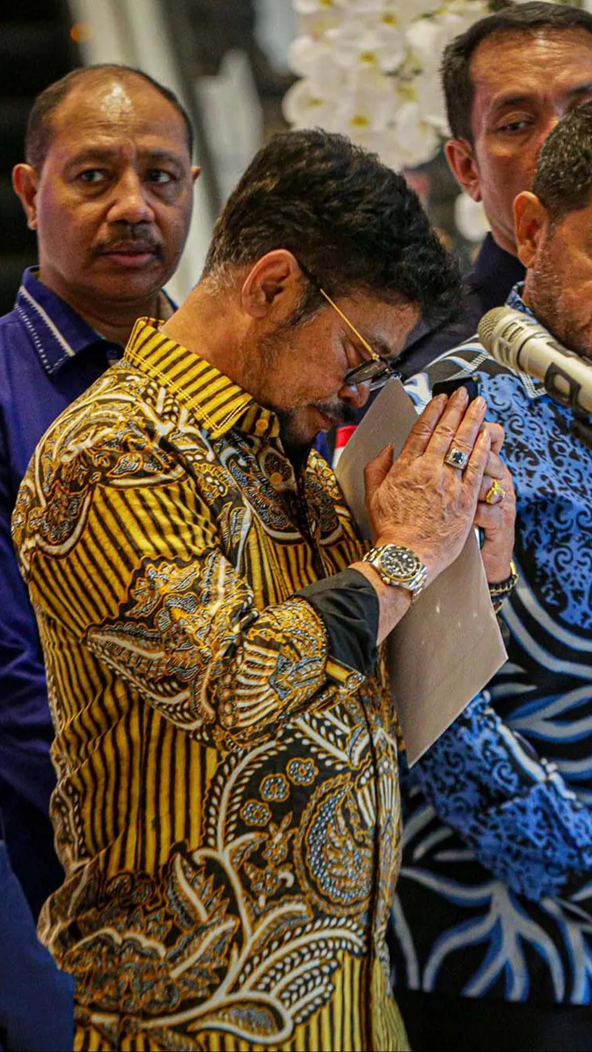 &ldquo;Pada saat saya akan memberi penjelasan,&rdquo; kata SYL.<br>