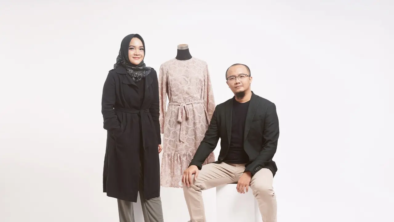 Founder  Nyonya Nursing Wear Iid Satria dan Dwi Yulia Nurbani/dok.  Nyonya Nursing Wear