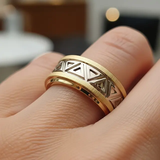 Cincin Emas 10 Gram Desain Mewah