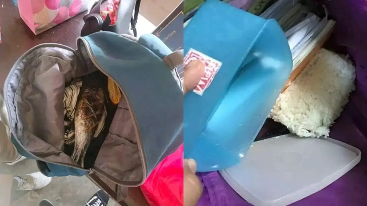 6 Potret Lucu Isi Tas Anak Sekolah, Ada Makanan Hingga Mainan