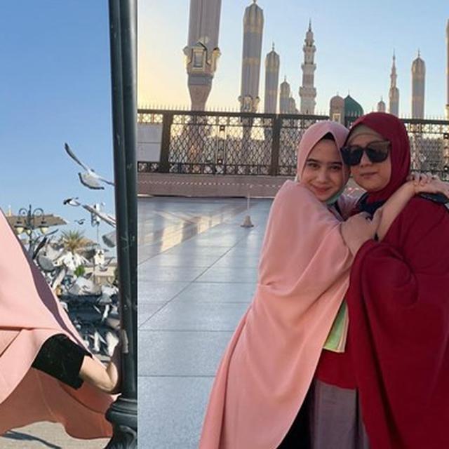 Ajak Sang Ibunda Ini 7 Momen Tissa Biani Laksanakan Ibadah Umrah Hot Liputan6 Com