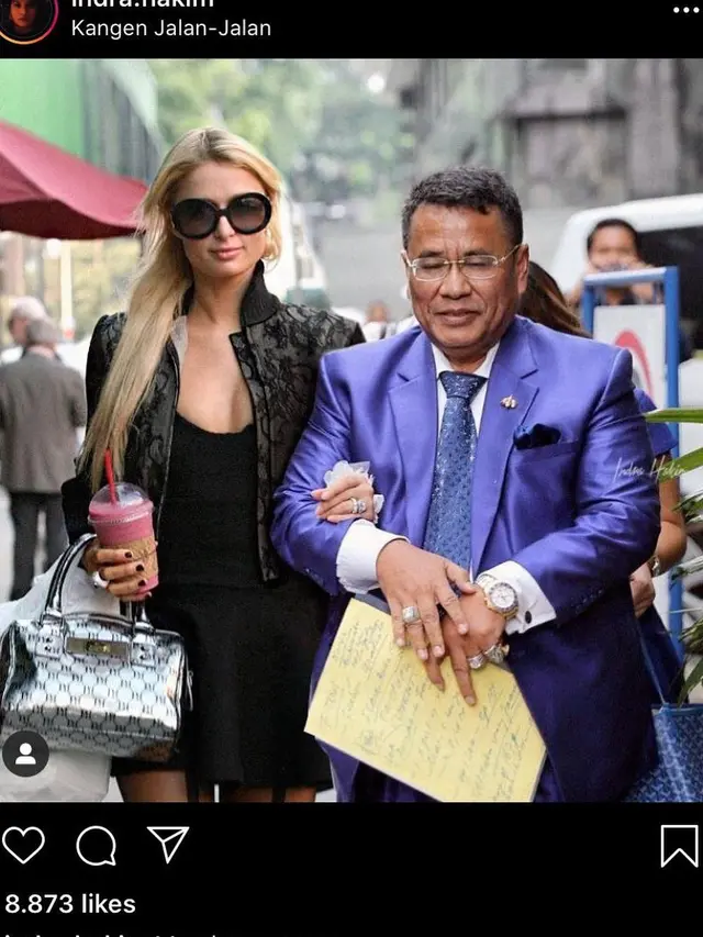 Hotman Paris dan Paris Hilton (https://www.instagram.com/p/CChhnTnFmhu/)