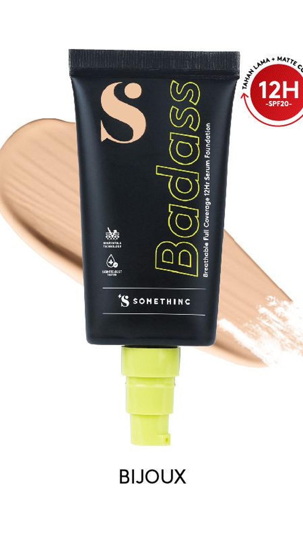 6. Somethinc Badass Breathable Full Coverage 12HR Serum Foundation<br>