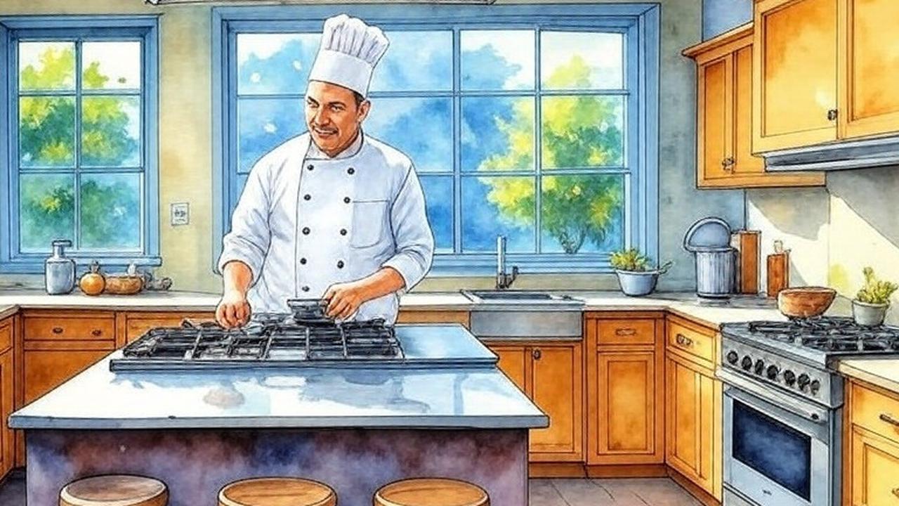 Dapur dengan ventilasinya