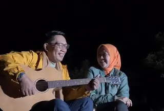 Potret Romantis Ridwan Kamil dan Atalia Praratya/Instagram/@ataliapr