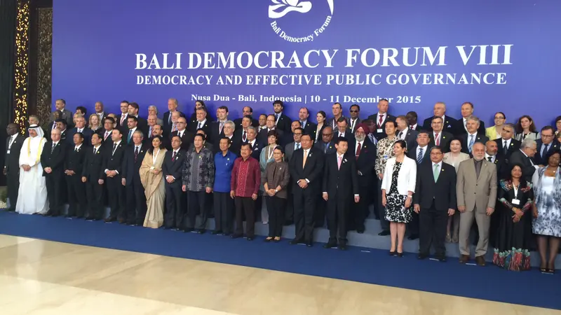 JK Resmi Buka Bali Democracy Forum