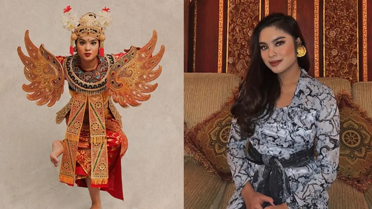 6 Gaya Syandria Cicit Soekarno saat Pakai Baju Tradisional,Tampil Modis
