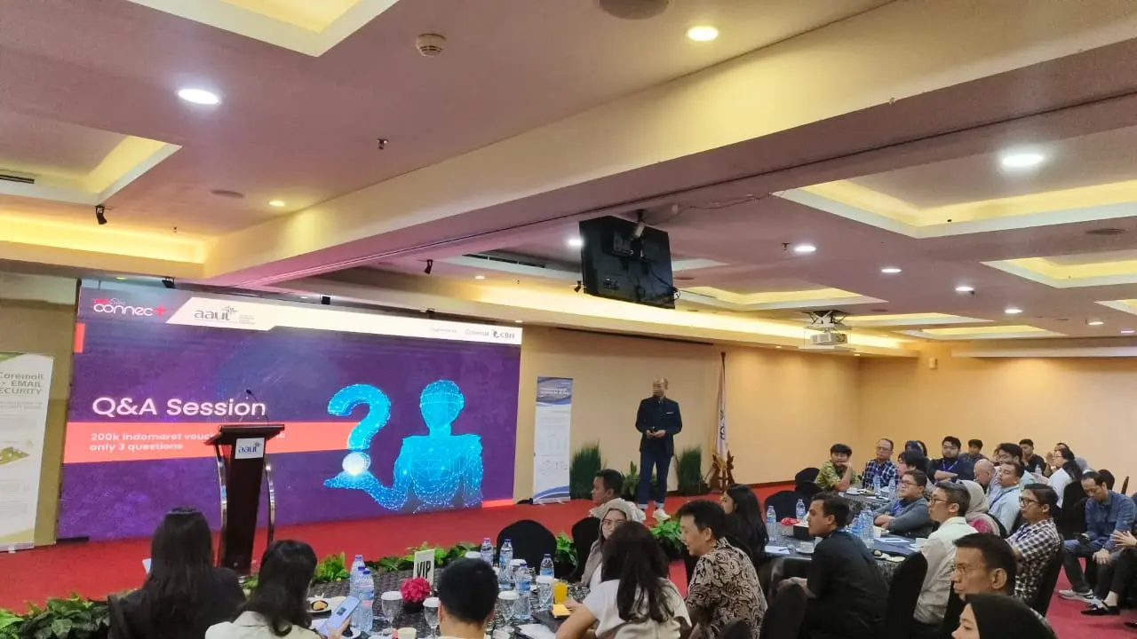 CBNCloud Connect 2025 dengan tema “AI-Powered Insurance & Digital Ecosystem: Balancing Innovation & Security”. Dok CBN)