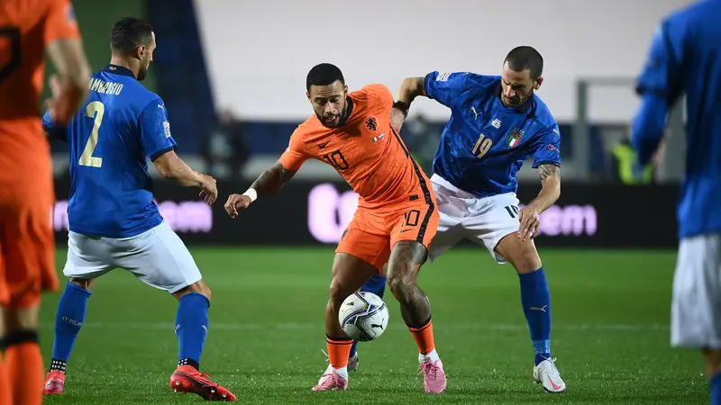 Belanda Tahan Imbang Italia di UEFA Nations League