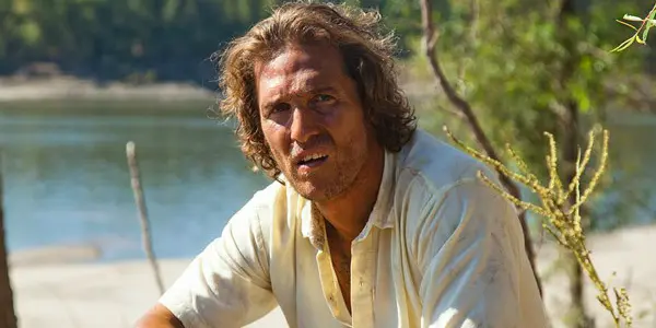 Matthew McConaughey di film Mud.