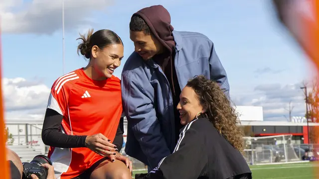 Trinity Rain Moyer-Rodman, pemain sepak bola profesional Amerika untuk Washington Spirit di National Women's Soccer League (NWSL) dan tim nasional Amerika Serikat (Foto Dok: Adidas Indonesia)