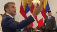 Saat Presiden Macron Tanya Lukisan Soekarno ke Prabowo: This Is You?