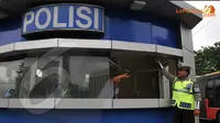 Polisi Temukan Identitas Sepeda Motor Perusak Pos Polisi