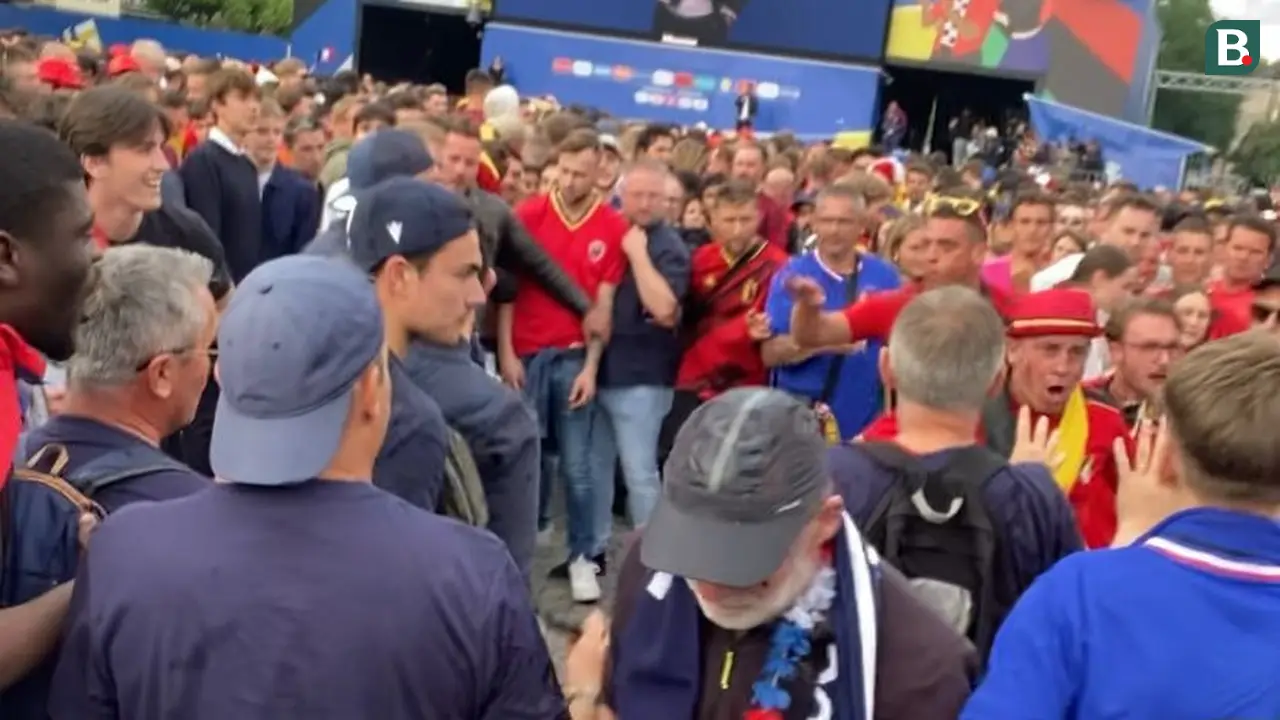 Prancis vs Belgia, Fan Zone Euro 2024