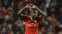 6. Anderson Talisca (Benfica) - Tidak mendapatkan tempat utama, membuat Liverpool tertarik mendatangkan striker muda ini. Philippe Coutinho dan Roberto Firmino akan jadi mentor yang baik karena sama-sama berasal dari Brasil. (AFP/Patricia De Melo)