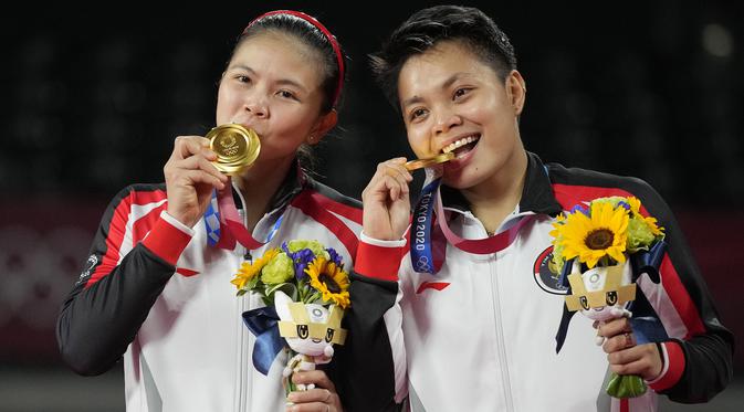 Raih Emas Olimpiade Tokyo 2020 Greysia Polii Dan Apriyani Bakal Jadi Juragan Bakso Aci Lifestyle Liputan6 Com