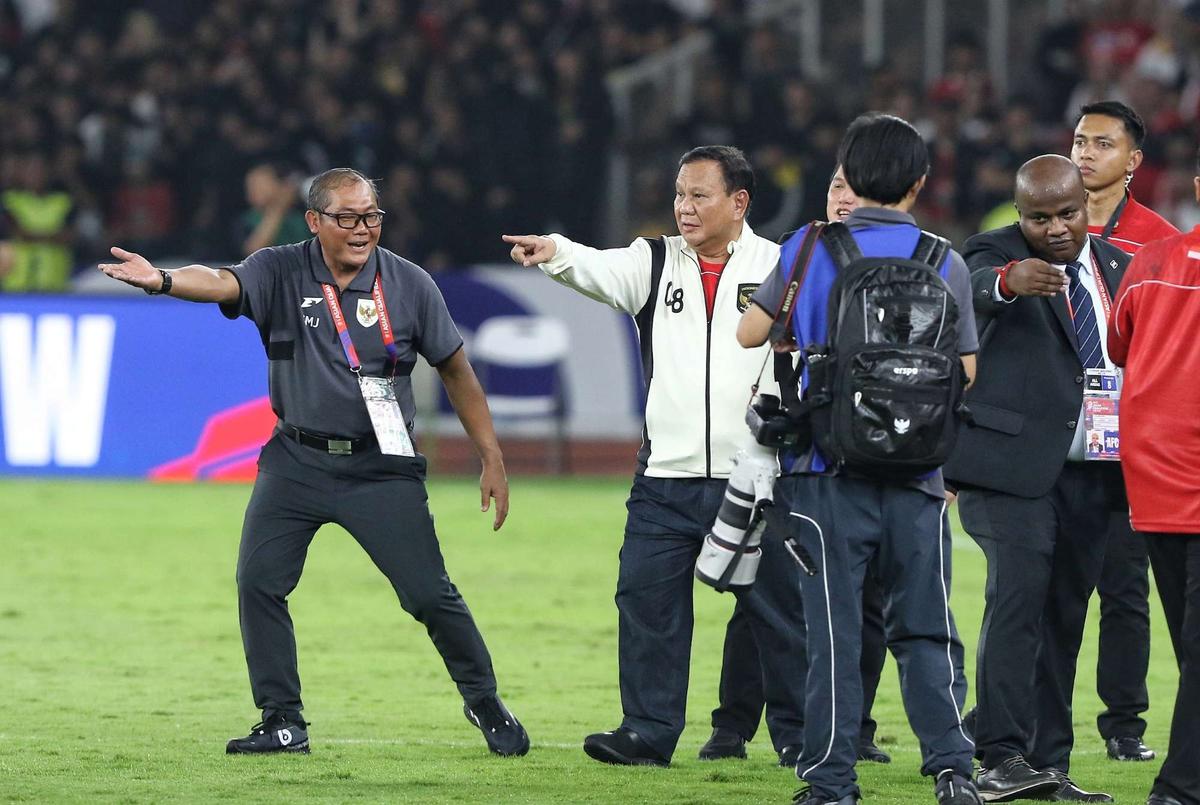 Prabowo beri selamat ke pemain Timnas Indonesia