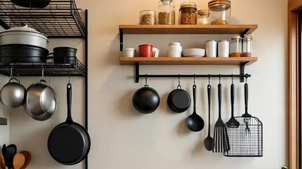9 Desain Dapur Cerdas untuk Ruang Sempit, Rak Besi Jadi Solusi Utama