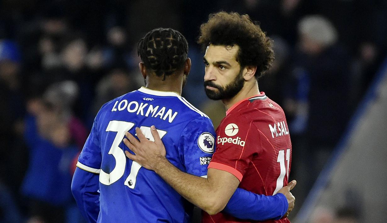 Liverpool harus menelan pil pahit kala bertandang ke markas  Leicester City dalam laga pekan ke-20 Premier League, Rabu (29/12/2021). (AP/Rui Vieira)