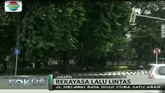 Uji coba sistem satu arah diadakan hingga 31 Oktober 2017.