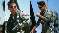 Pilot Pakistan Yasir Mudasser mirip aktor Tom Cruise. (Twitter @TouMaikyaKaroun)