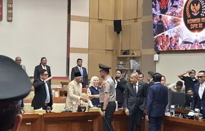 Didampingi Dasco, Suyudi Jalani Uji Kelayakan Calon Kapolri di DPR