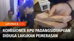 Komisioner KPU Padangsidimpuan, Sumatra Utara, terjaring operasi tangkap tangan oleh Tim Saber Pungli Direktorat Kriminal Umum Polda Sumatra Utara, di sebuah kafe di Padangsidimpuan, saat membagikan uang.