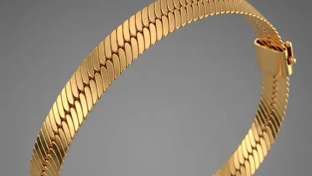 Herringbone Chain – Kesan Cair yang Mewah