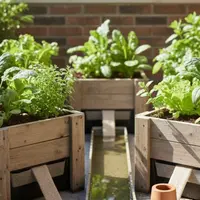 Kebun Sayur Mini di Lahan Sempit dengan Penyiraman Otomatis Tanpa Listrik/Gemini AI