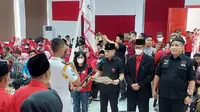 Dewan Pimpinan Daerah (DPD) PDI Perjuangan Provinsi Kepulauan Bangka Belitung menggelar pelantikan Sayap Partai PDI Perjuangan. (Foto: Istimewa).