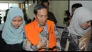 Tafsir Nurchamid adalah mantan Wakil Rektor UI yang menjadi terdakwa kasus proyek pengadaan dan pemasangan teknologi informasi di perpustakaan UI tahun anggaran 2010-2011, Jakarta Selatan, Rabu (20/8/14) (Liputan6.com/Herman Zakharia)