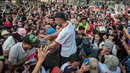 Ganjar Pranowo terpantau sudah jogging sejak pukul 06.00 WIB. (Liputan6.com/Faizal Fanani)