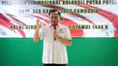 <p>Ketua Umum PP PBVSI, Imam Sudjarwo memberikan sambutan saat pelepasan Timnas Voli Indonesia untuk SEA Games 2023 di Padepokan Voli Jenderal Polisi Kunarto, Sentul, Sabtu (29/04/2023). (Bola.com/Bagaskara Lazuardi)</p>