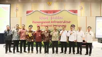 Tim Kementerian Dalam Negeri (Kemendagri) turun ke Provinsi Lampung memberikan arahan dan mencari solusi penganggaran dan pembangunan infrastruktur di Lampung (Istimewa)