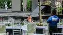 Selain pepohonan, kawasan Hutan Kota GBK turut dilengkapi lintasan lari (jogging track), teater terbuka (amphitheatre) yang dapat dipakai untuk pertunjukan kesenian seperti konser musik, arena olahraga basket terbuka, Tugu Majapahit dengan lima pilar melambangkan Pancasila. Sebuah kolam dengan air mancur menari turut menghiasi hutan buatan yang mampu menampung hingga 2.000 orang. (Liputan6.com/Faizal Fanani)