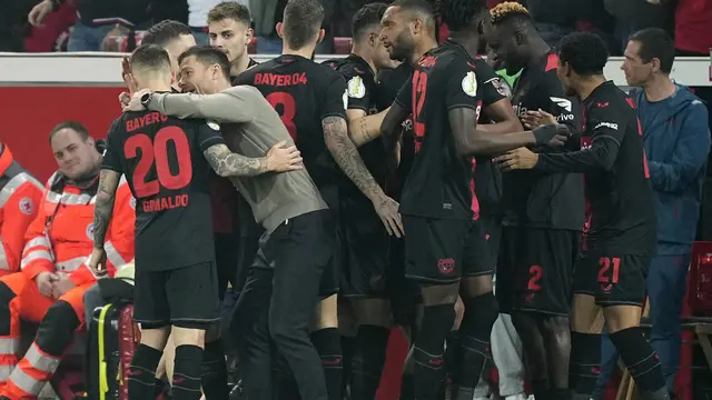 Foto: 40 Laga Tak Terkalahkan, Bayer Leverkusen Asuhan Xabi Alonso Lolos ke Final DFB Pokal