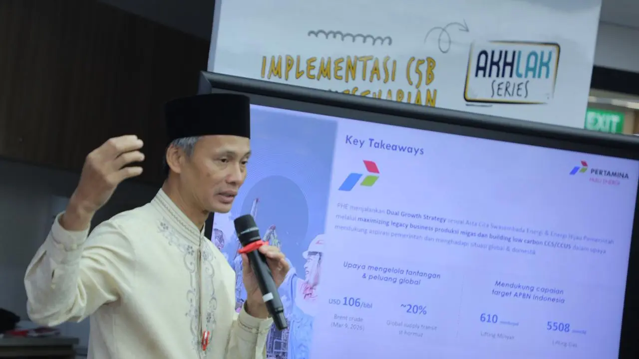 Direktur Perencanaan Strategis, Portofolio dan Komersial PT Pertamina Hulu Energi (PHE)  Edi Karyanto.