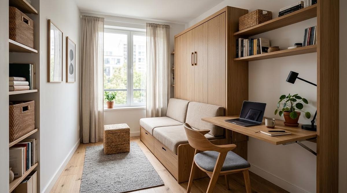 Ide Menata Ruangan Sempit dengan Furnitur Minimalis/AI Generated